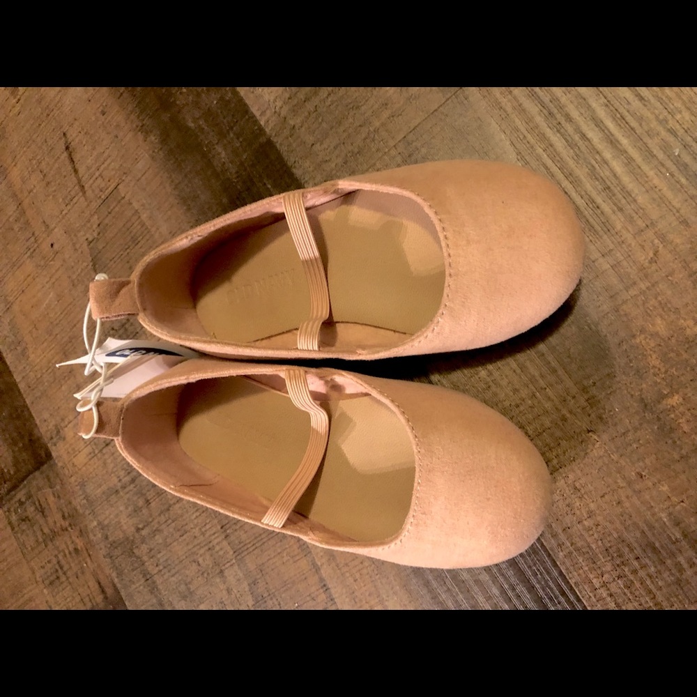 Old Navy blush toddler flats NWT
